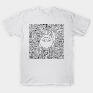 Squiggles kitty T-Shirt